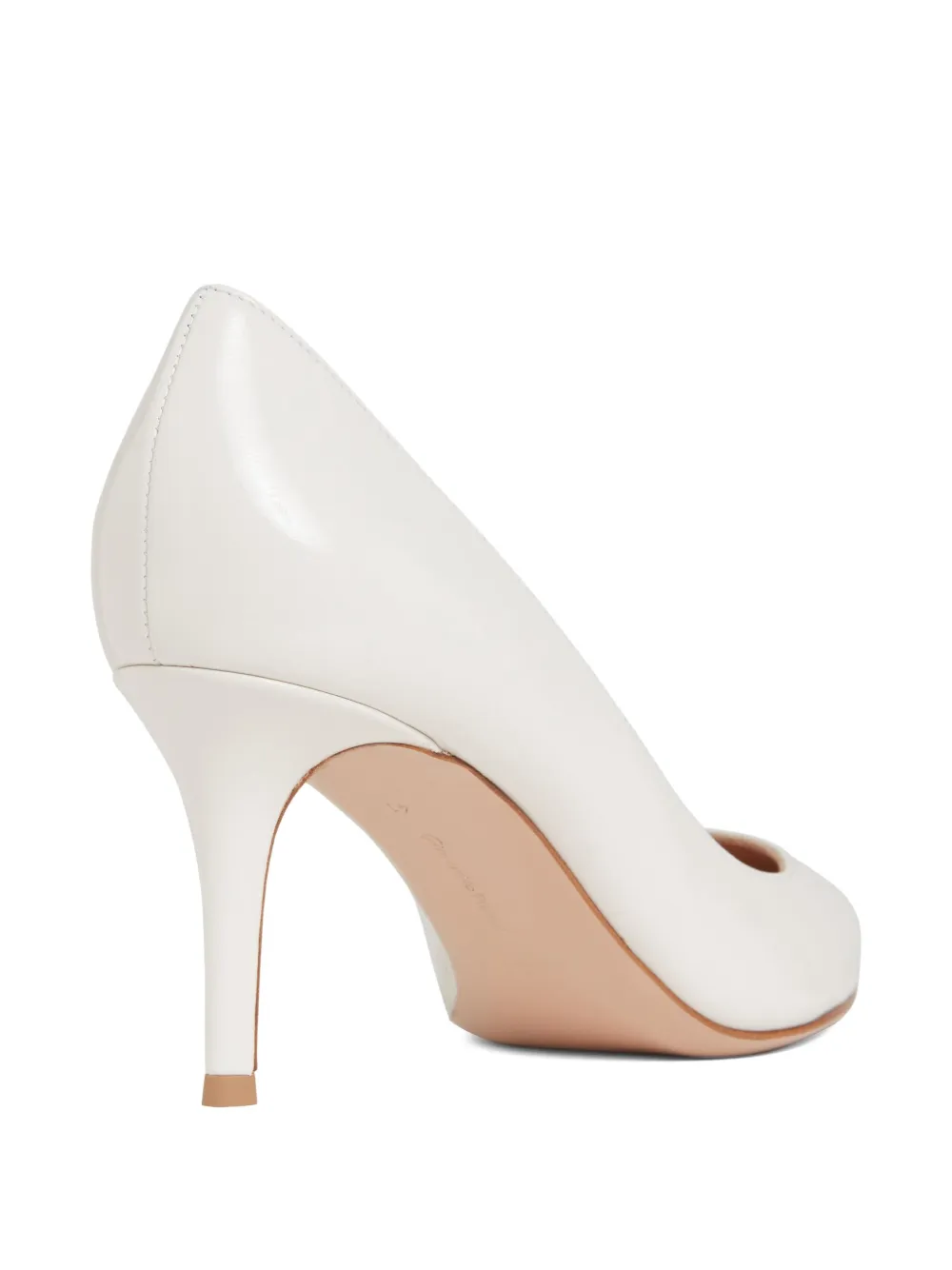 Gianvito Rossi 70mm leather pumps White