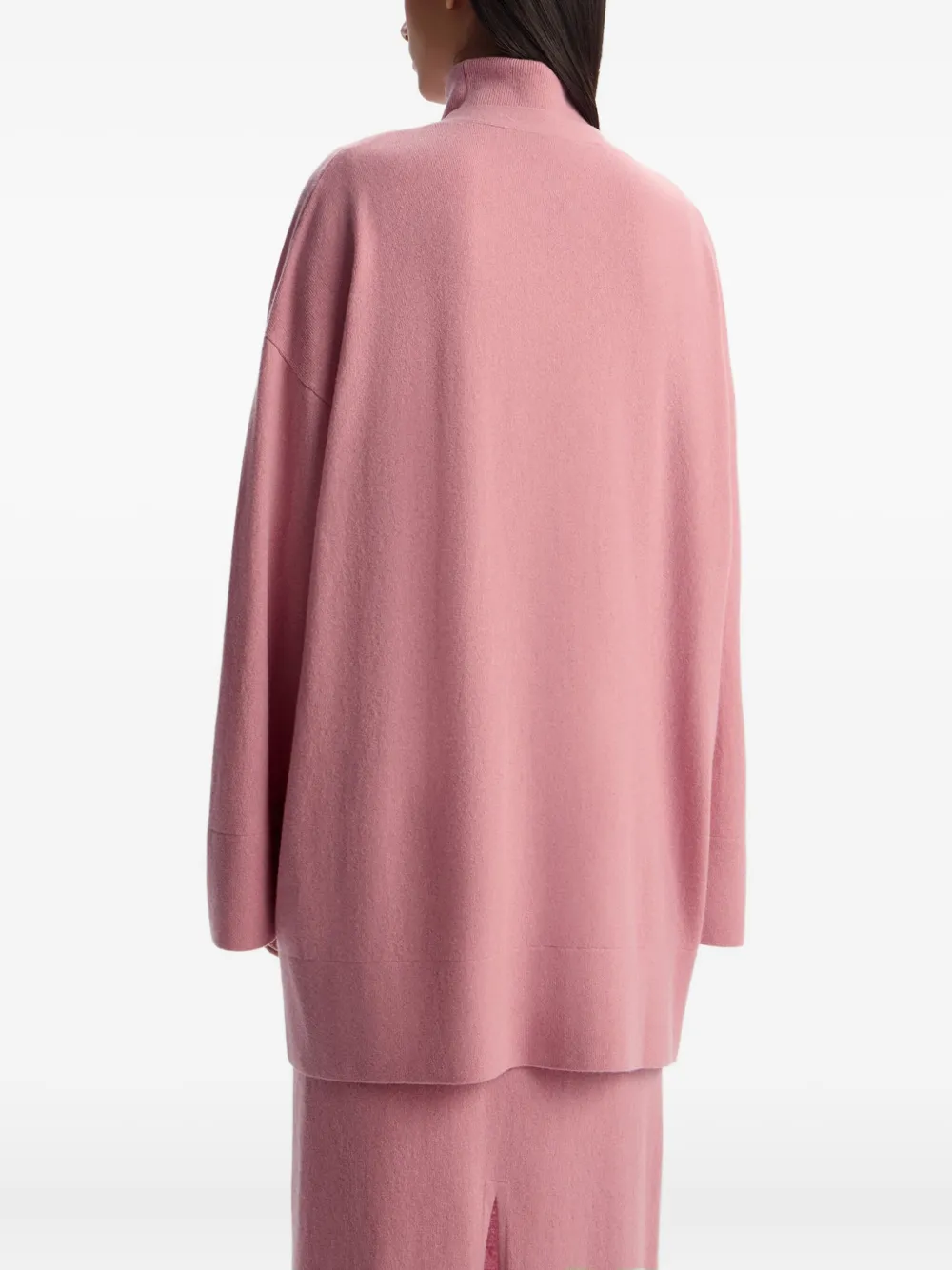12 STOREEZ Button-up vest Roze