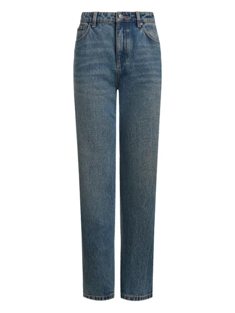 12 STOREEZ high-rise straight-leg jeans