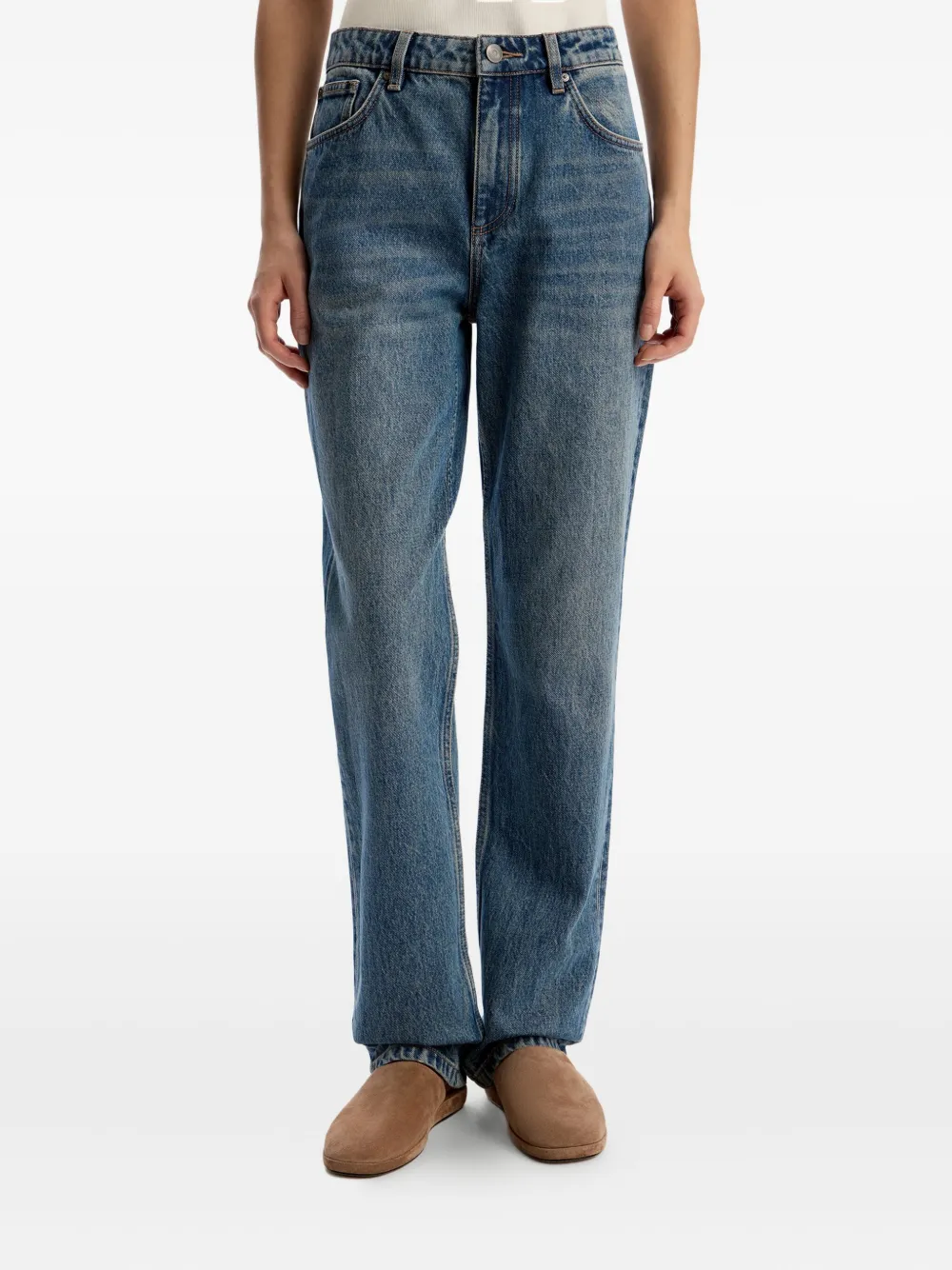 12 STOREEZ Straight jeans Blauw