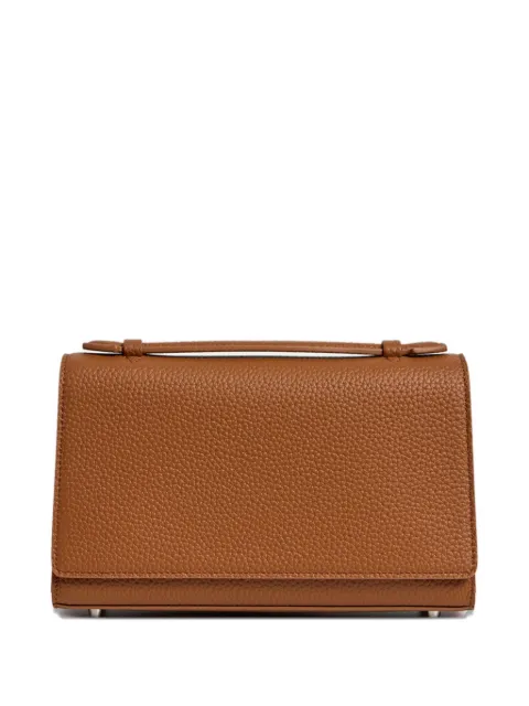 12 STOREEZ structured leather tote bag