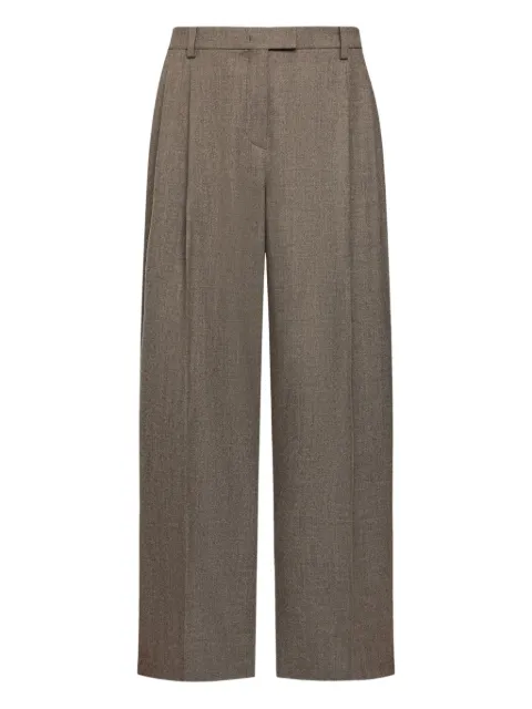 12 STOREEZ Drago pleated wide-leg trousers