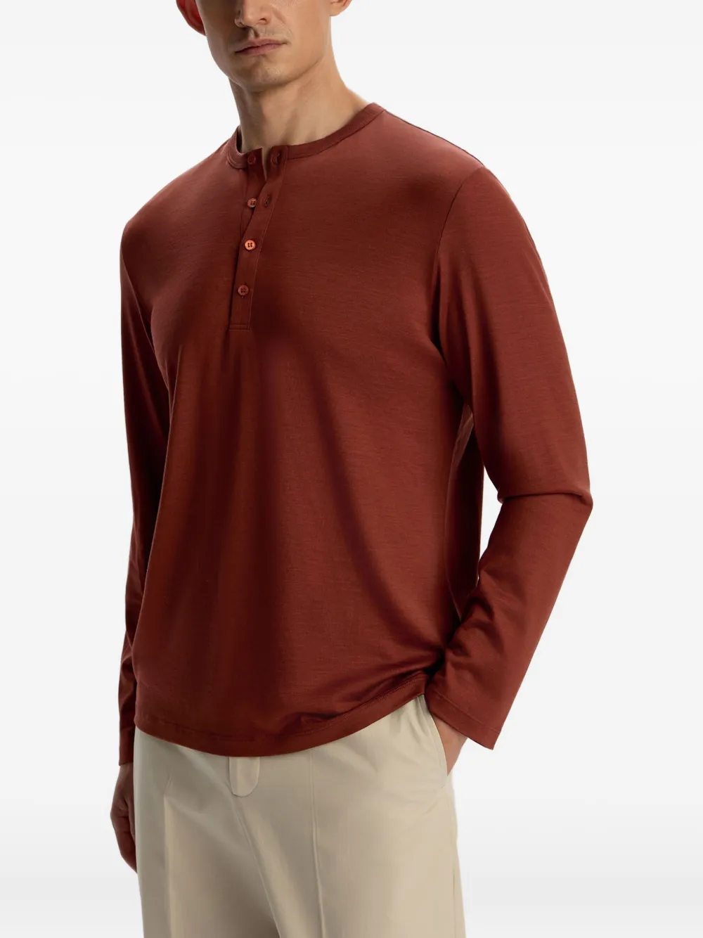 12 STOREEZ T-shirt met lange mouwen Rood