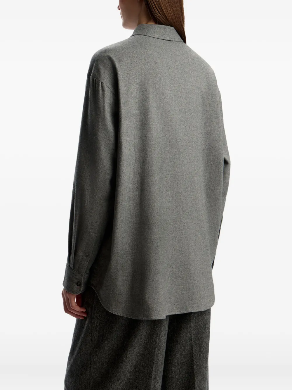 12 STOREEZ Button-up blouse Grijs