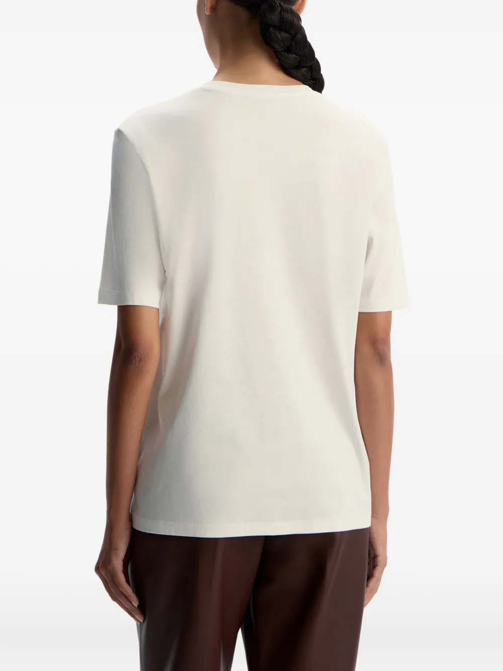 12 STOREEZ T-shirt met ronde hals Wit