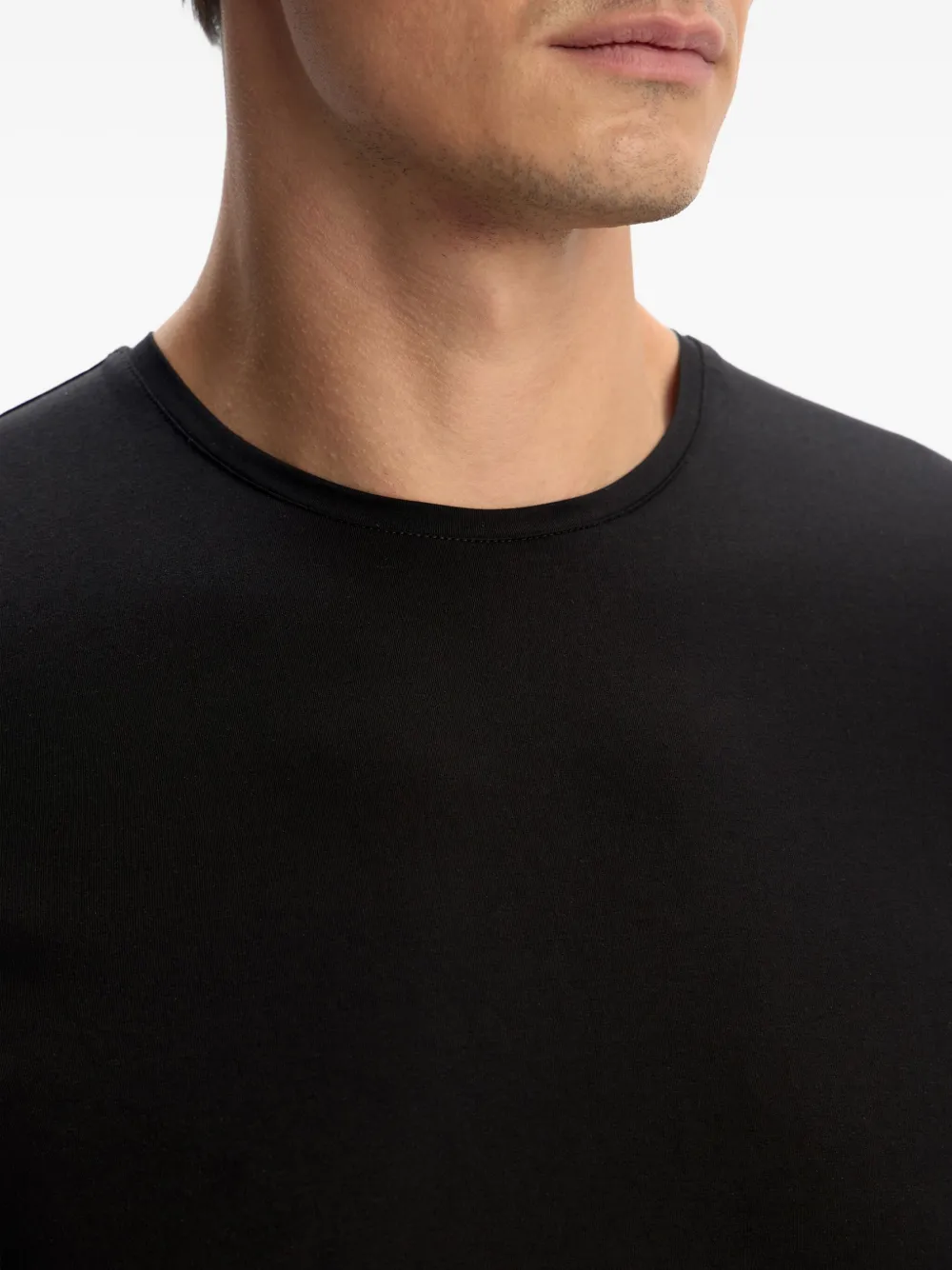 12 STOREEZ T-shirt met ronde hals Zwart