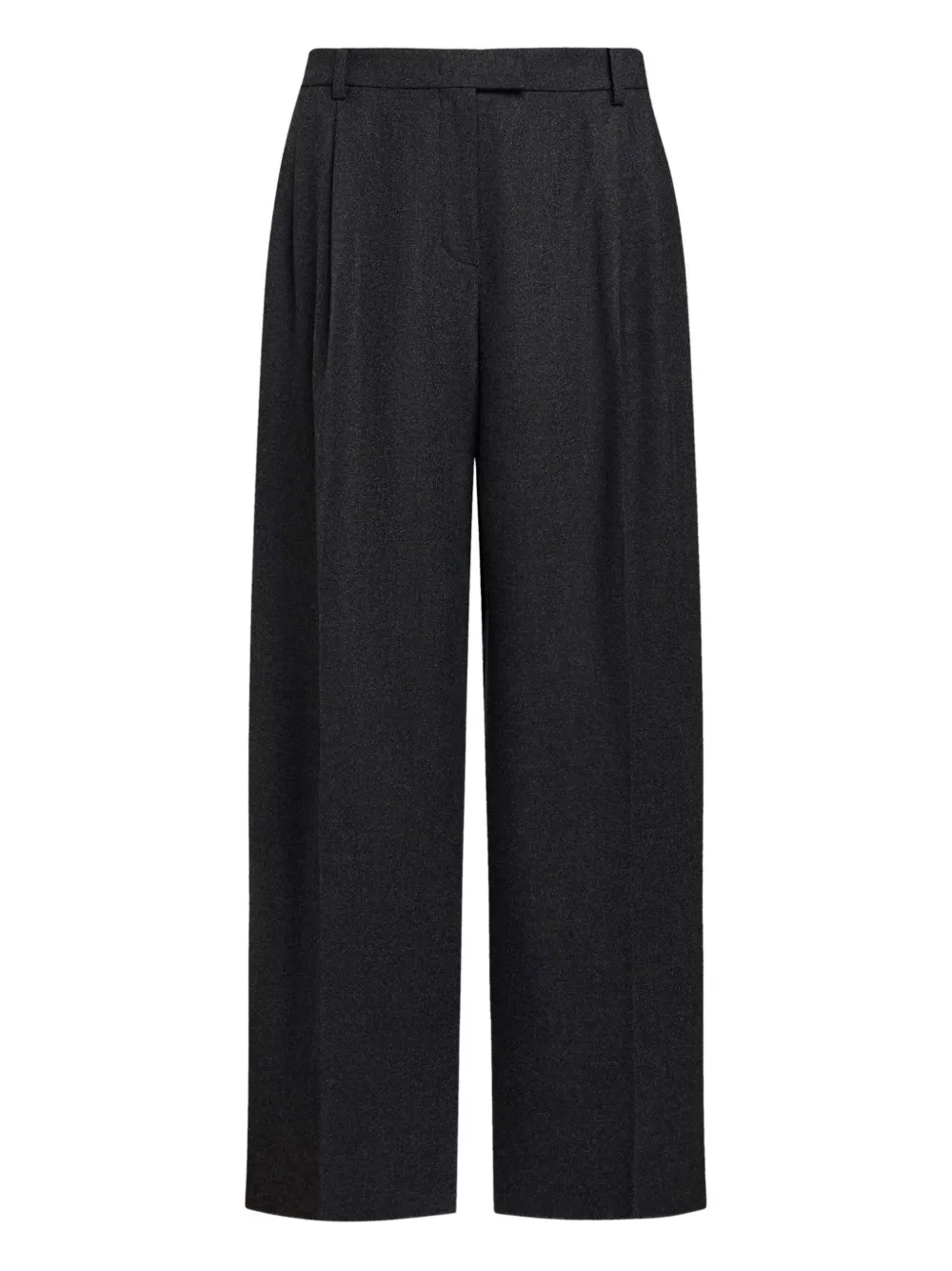 12 STOREEZ Pantalon met wijde pijpen Grijs