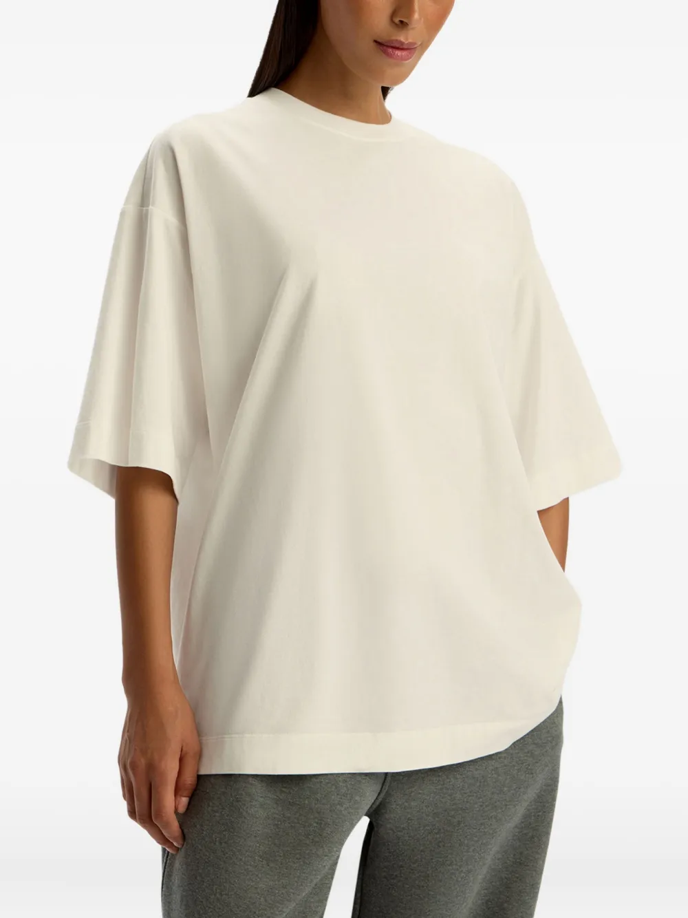 12 STOREEZ Katoenen T-shirt Wit