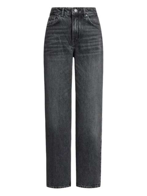 12 STOREEZ high-rise straight-leg jeans