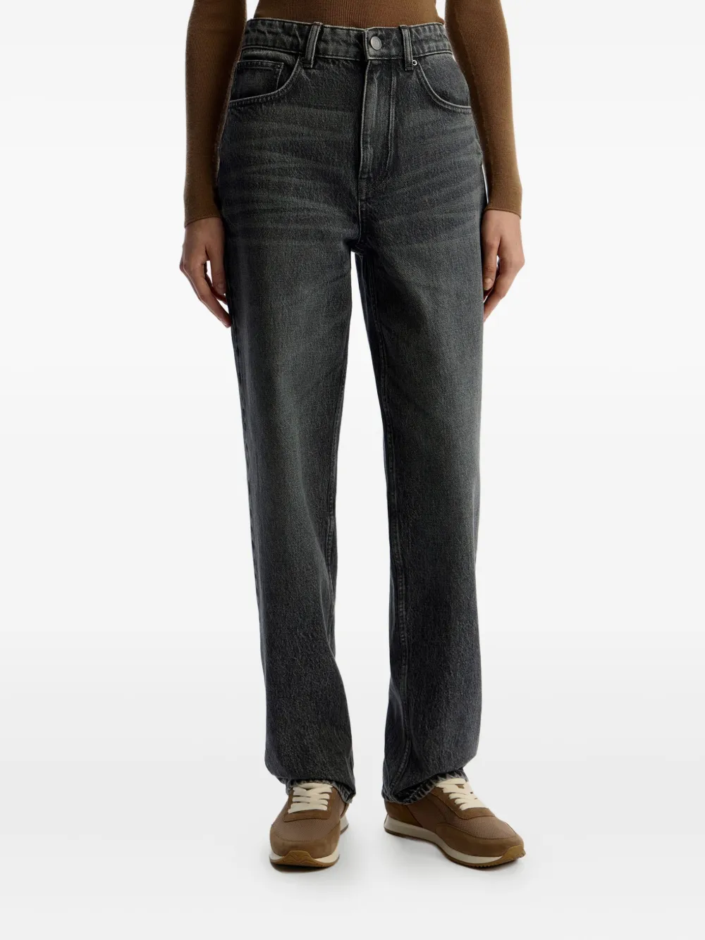 12 STOREEZ Straight jeans Grijs