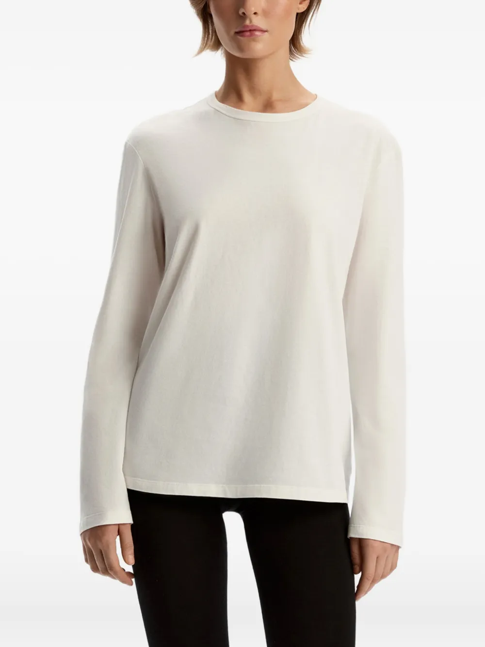 12 STOREEZ T-shirt met lange mouwen Wit
