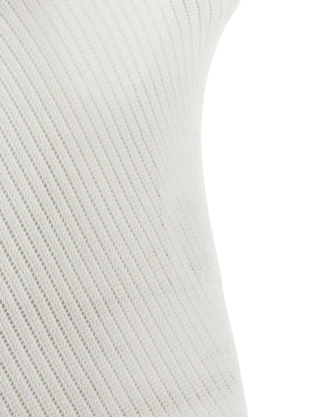 Laneus Gebreide mini-jurk Wit