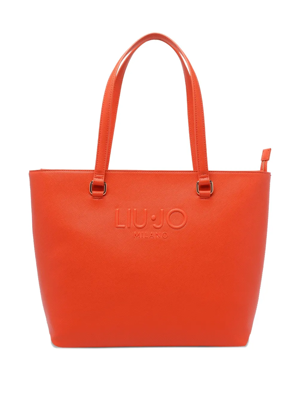LIU JO logo-embossed tote bag - オレンジ LIU JO logo-embossed tote bag - オレンジ