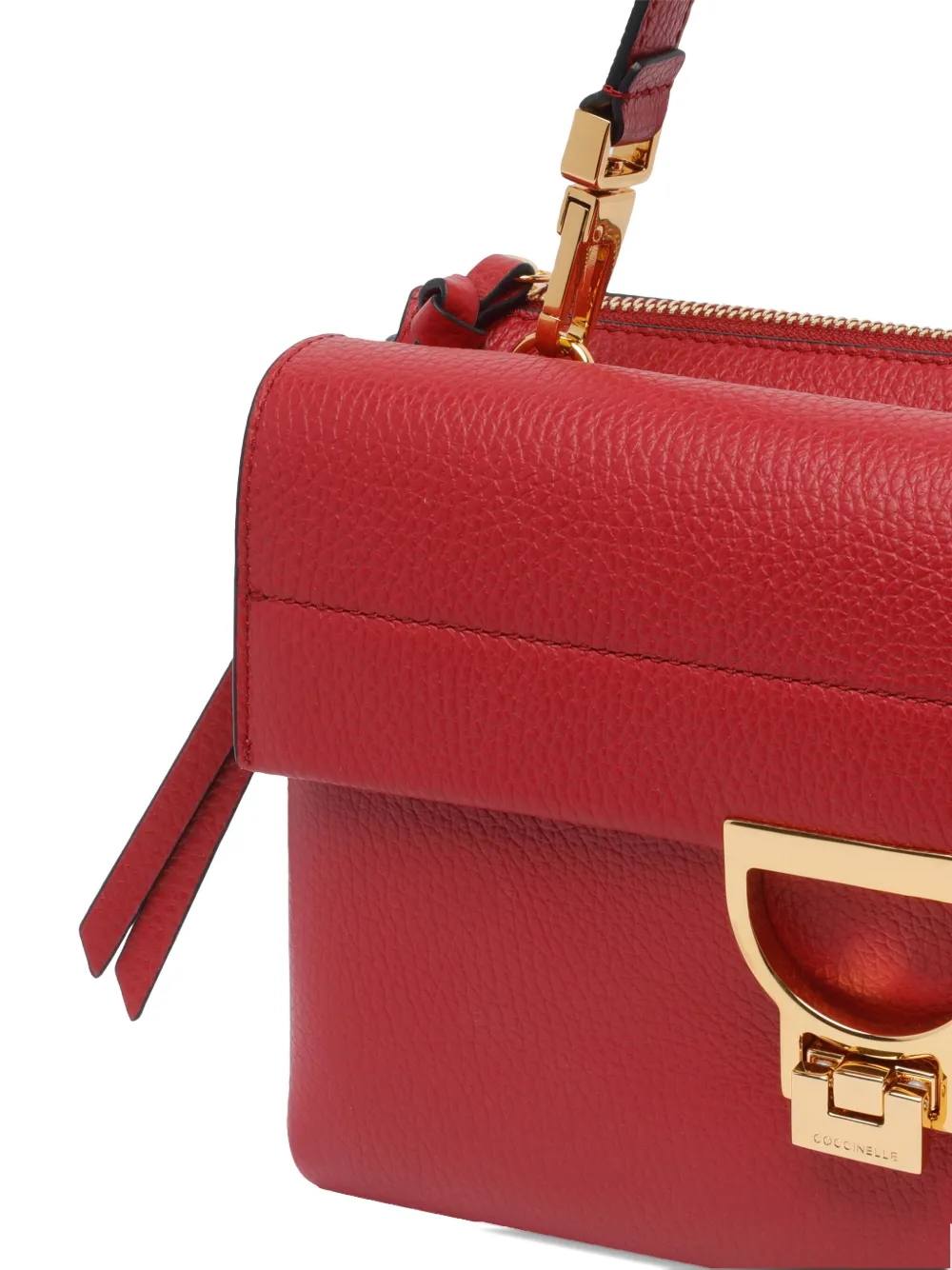 Shop Coccinelle Arlettis Shoulder Bag In Rot