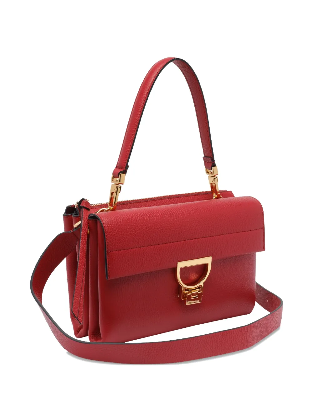 Shop Coccinelle Arlettis Shoulder Bag In Rot