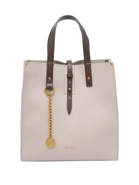 LIU JO logo tote bag