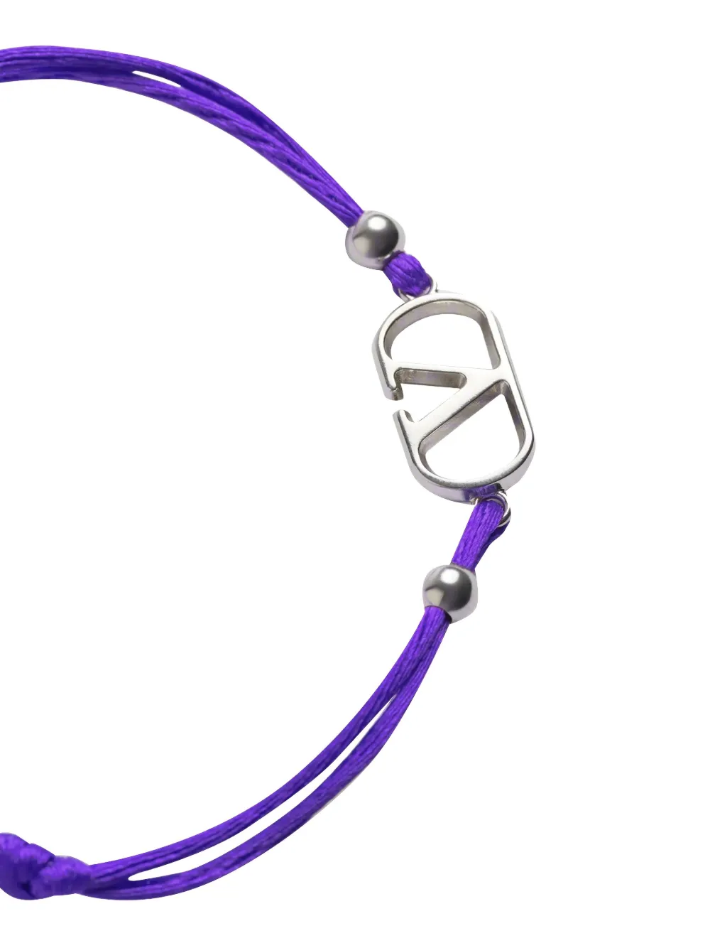 Valentino Garavani Armband met logo - Zilver