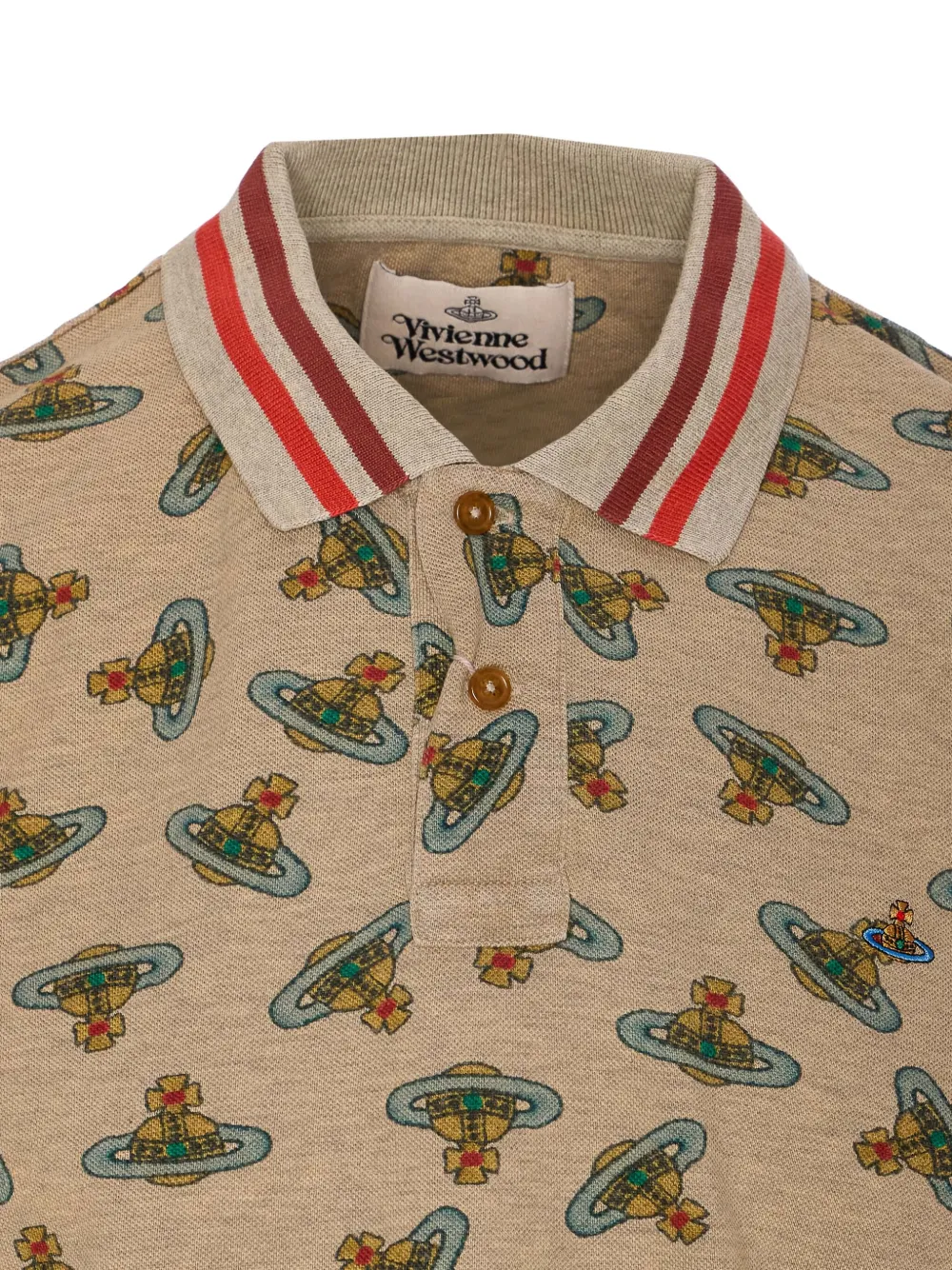 Vivienne Westwood Katoenen poloshirt Beige