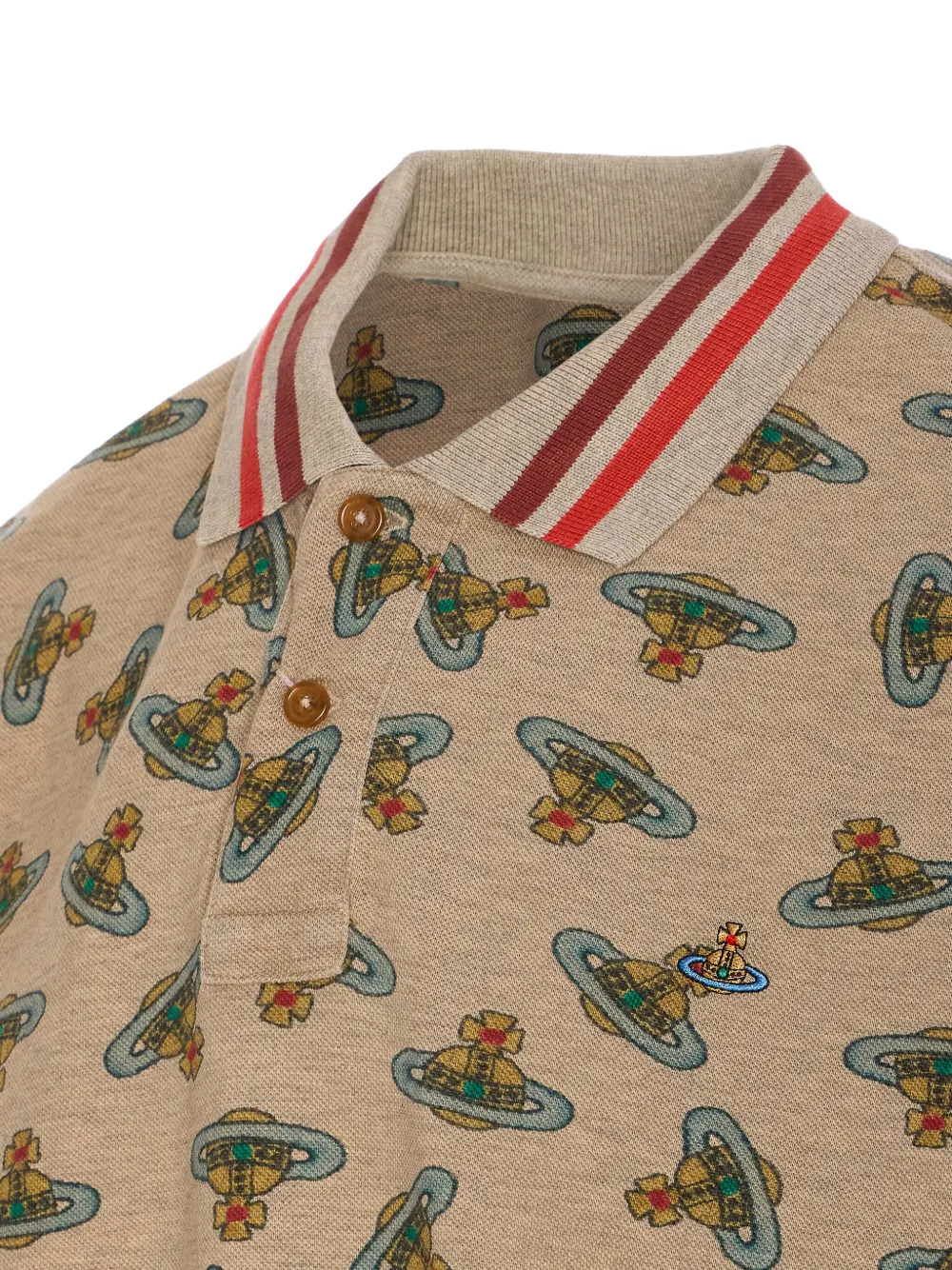Vivienne Westwood Katoenen poloshirt Beige