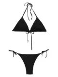 Fisico triangle-cup bikini set - Black