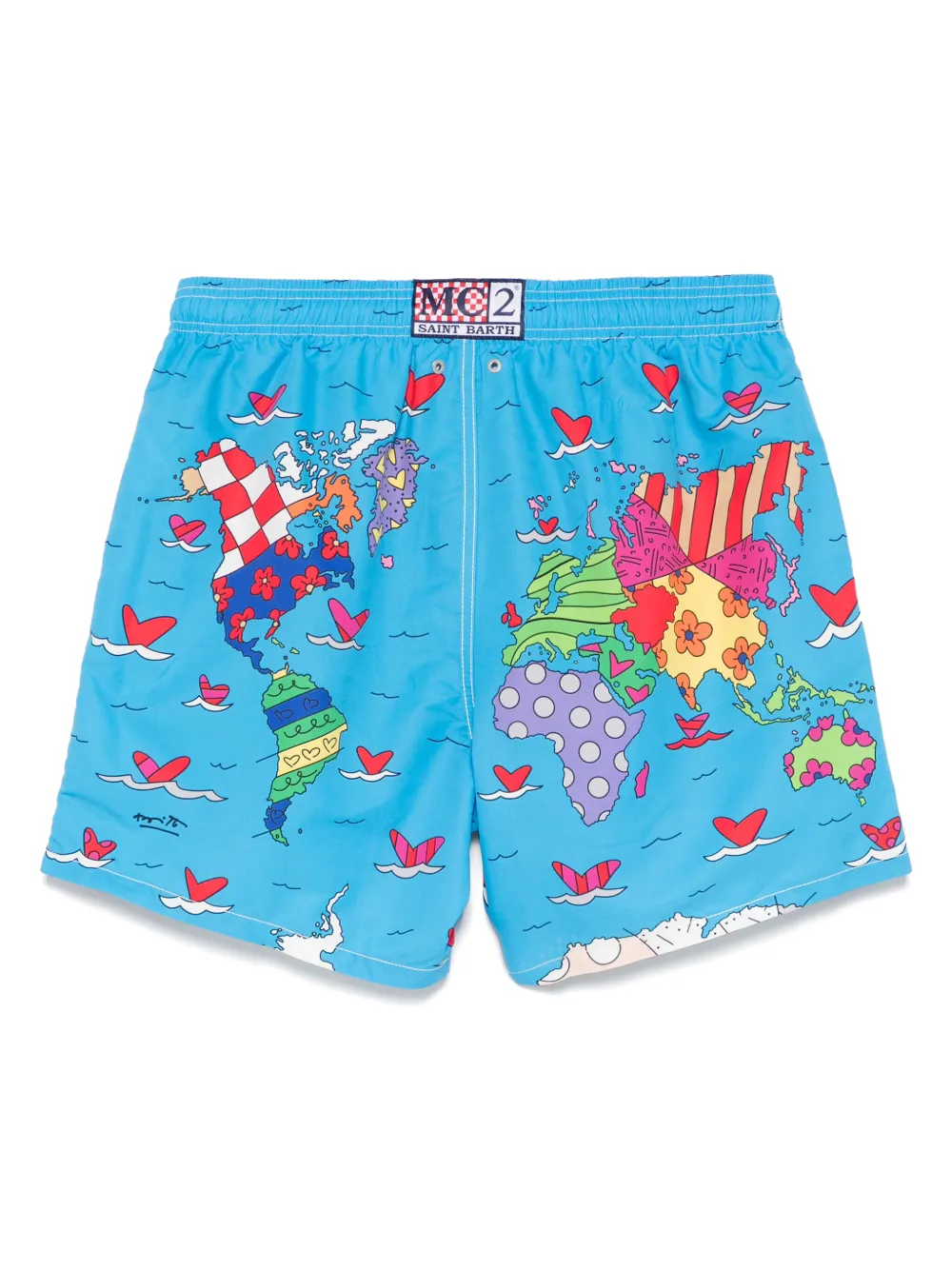 MC2 Saint Barth shorts de playa de Gustavia en colaboración con ©BRITTO | Shorts de playa | Image 2