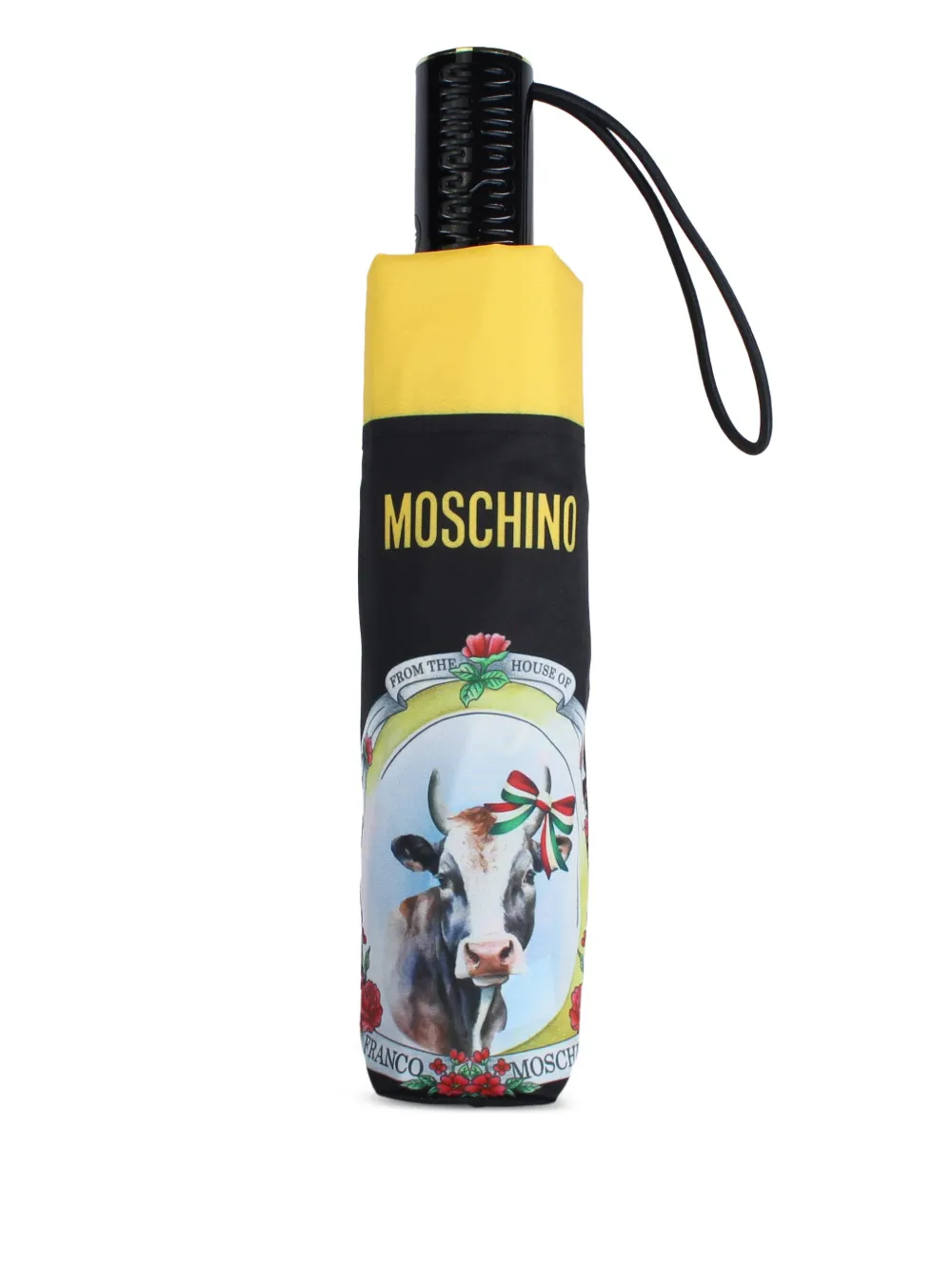Moschino Paraplu met print Zwart