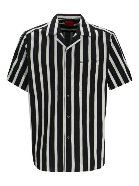 HUGO camisa manga corta con rayas estampadas