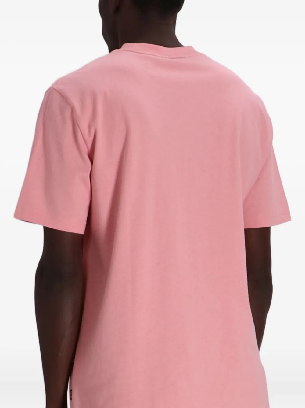 BOSS T-shirt met grafische print Roze