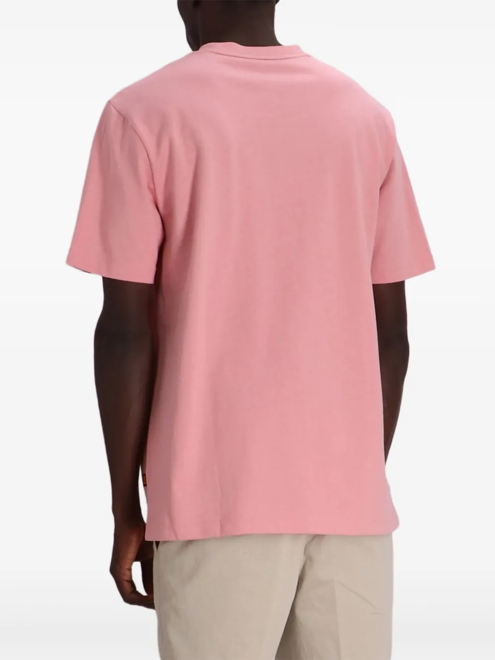 BOSS On The Way oversized T-shirt met grafische print Roze