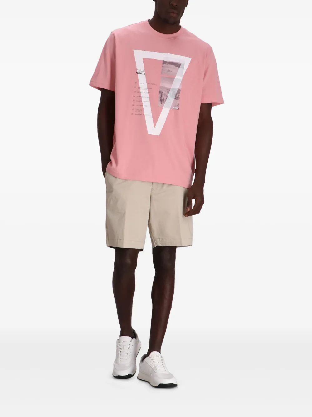 BOSS On The Way graphic-print oversized T-shirt | T-Shirts | Image 2