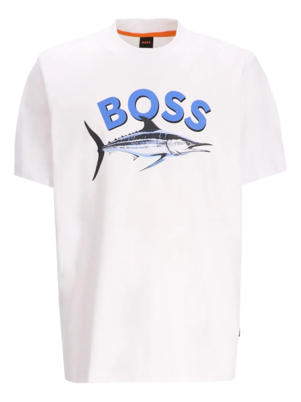 BOSS playera con estampado gráfico | blanco | Image 1