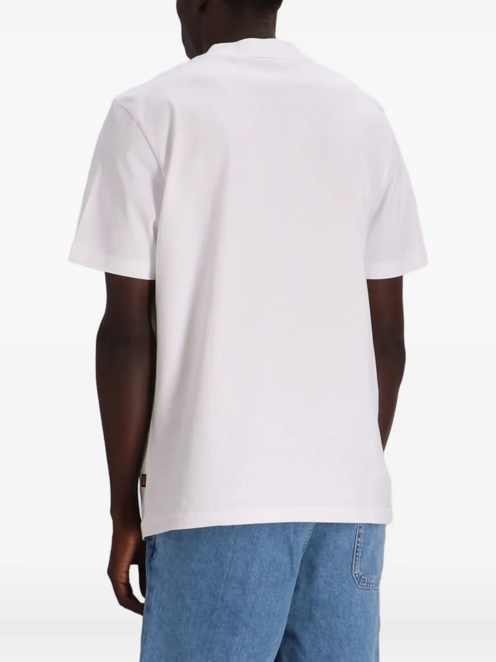 BOSS T-shirt met grafische print Wit