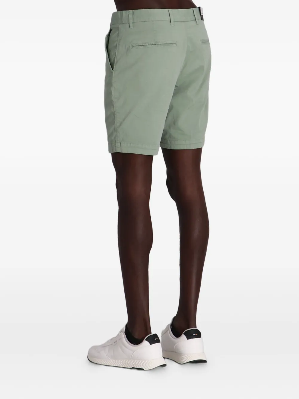 Shop Hugo Boss Tailored Chino Shorts In 绿色