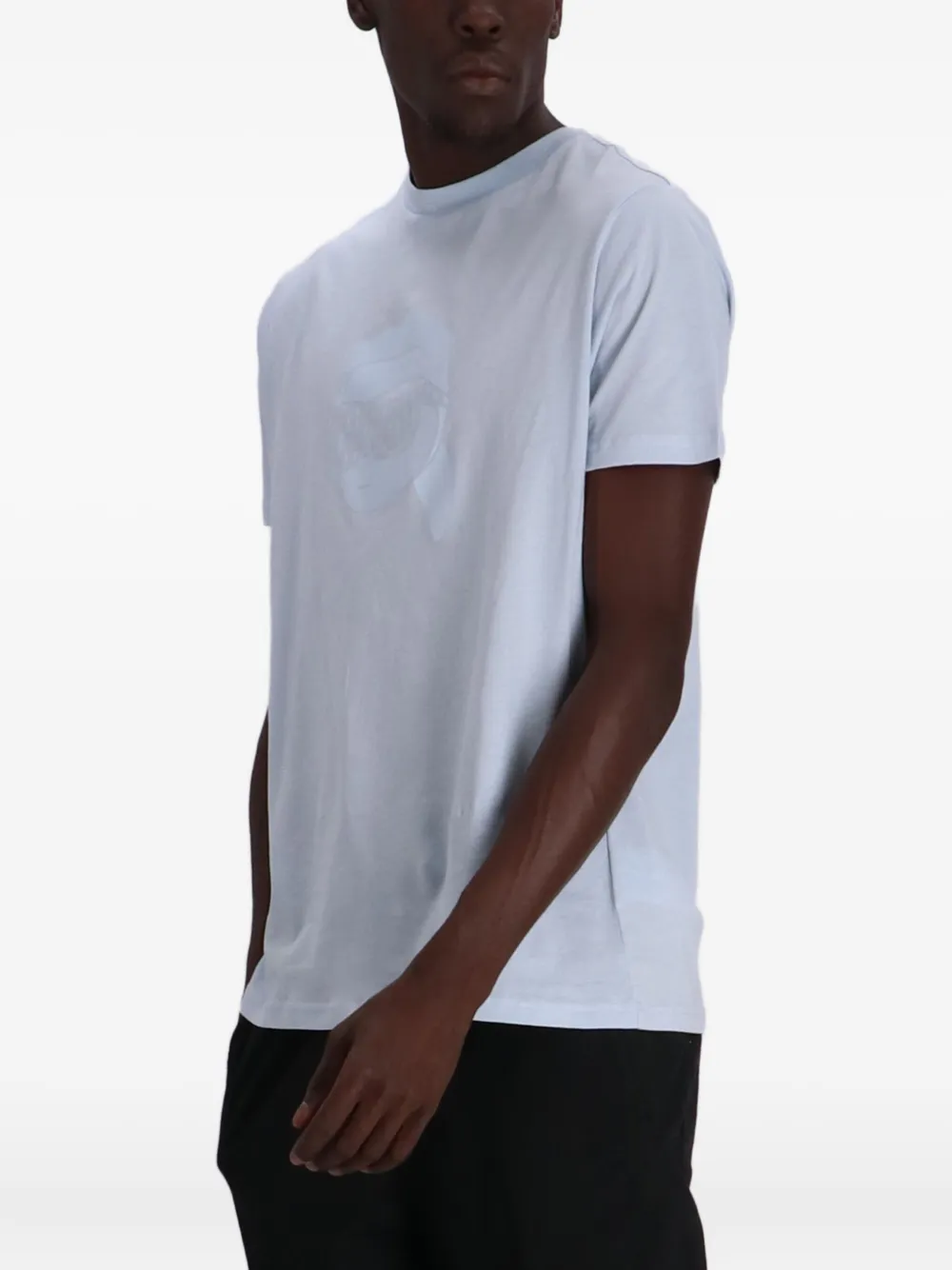 Karl Lagerfeld Jersey T-shirt Blauw
