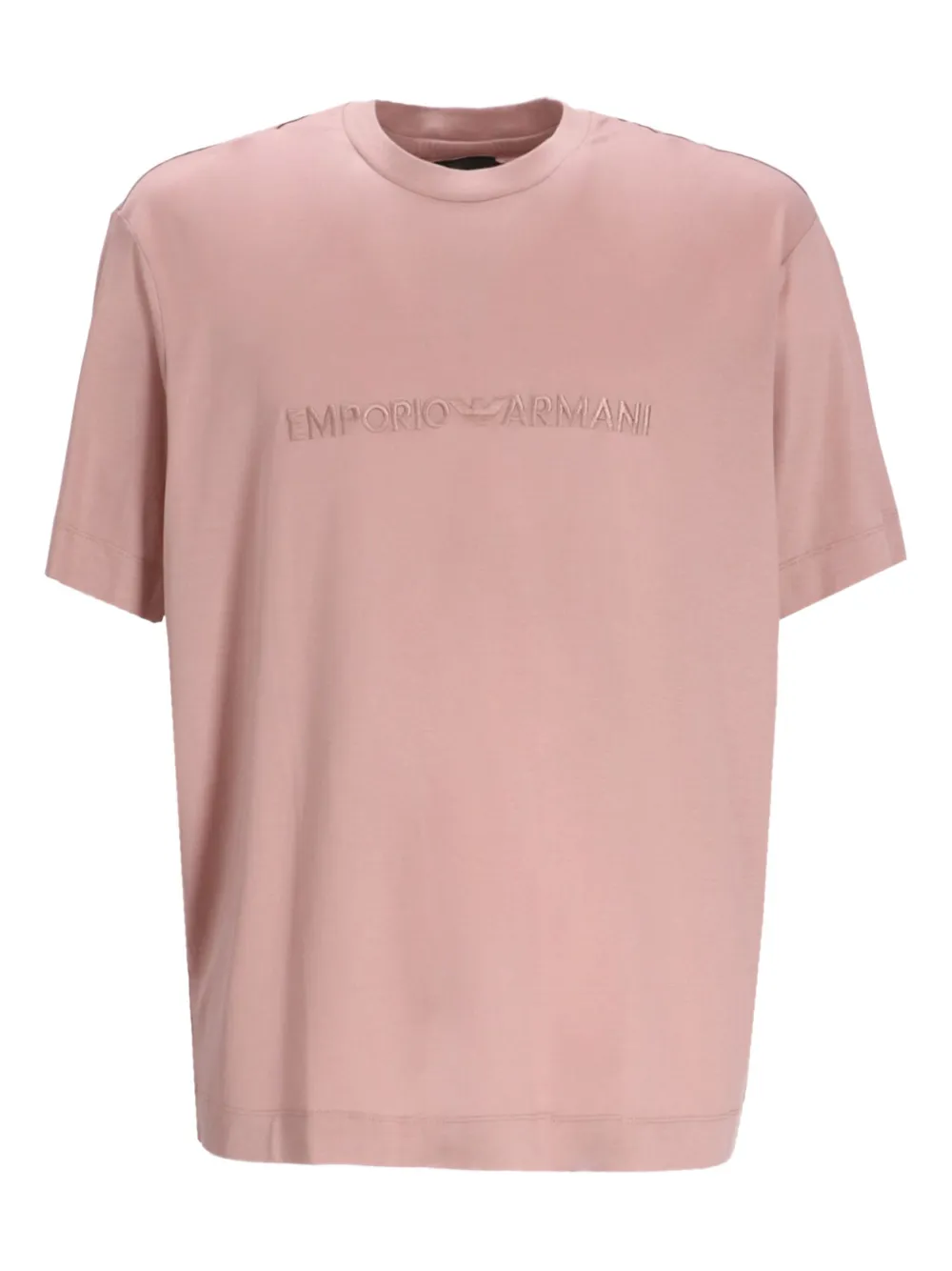 Emporio Armani cotton-blend T-shirt | Pink | Image 1