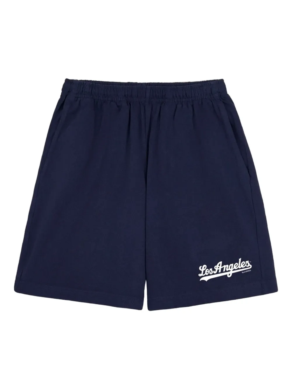 Sporty & Rich Los Angeles shorts Blauw