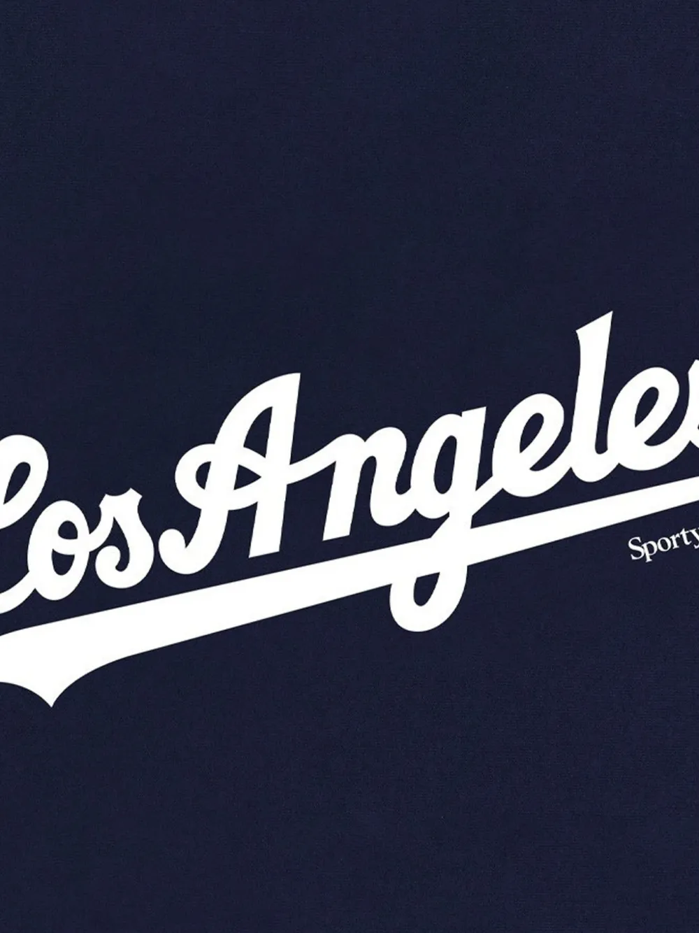 Sporty & Rich Los Angeles shorts Blauw