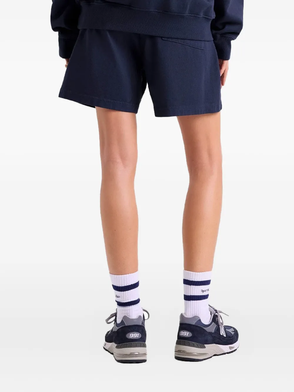 Sporty & Rich Los Angeles shorts Blauw