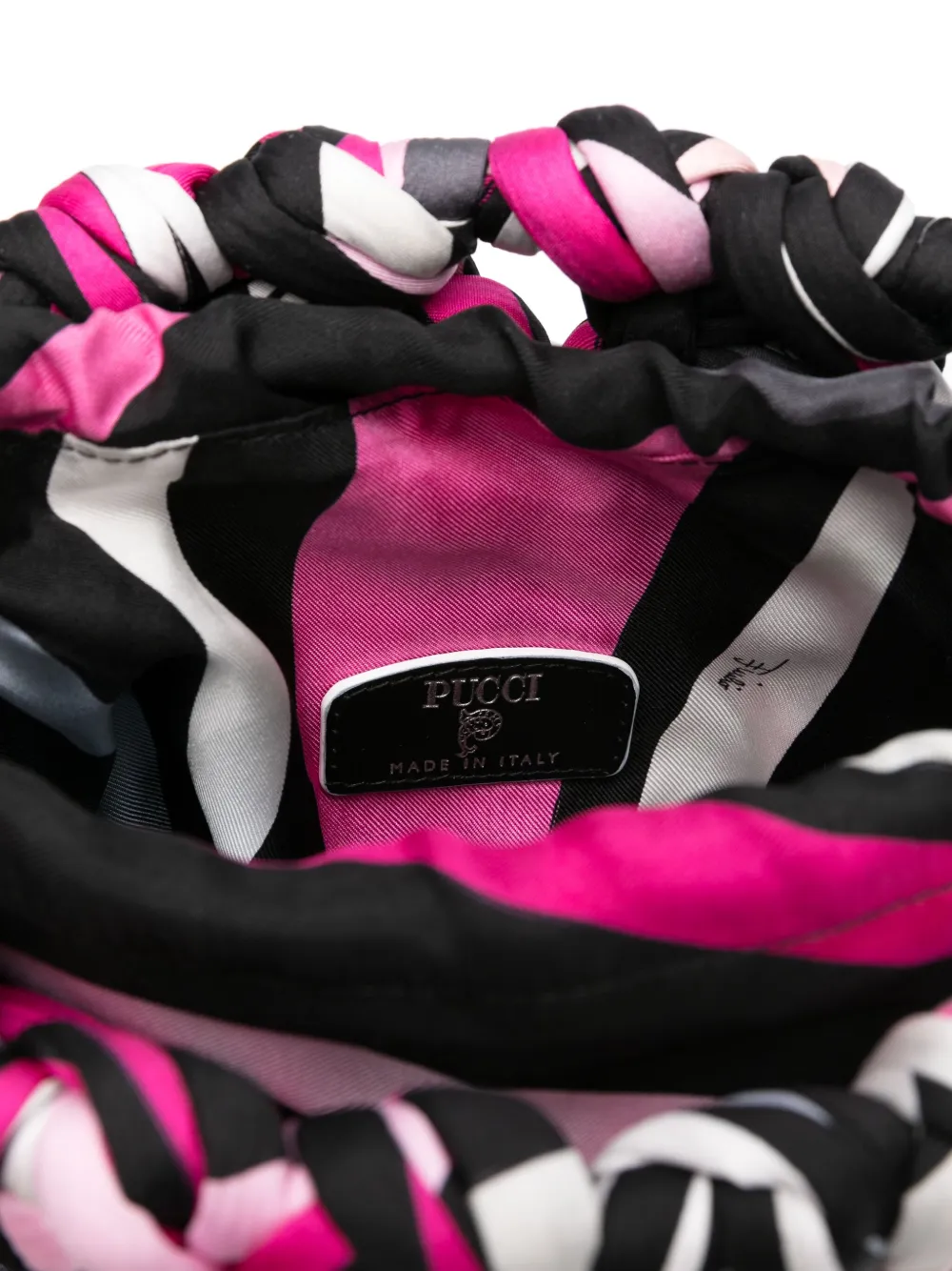 PUCCI Gebreide crossbodytas Zwart