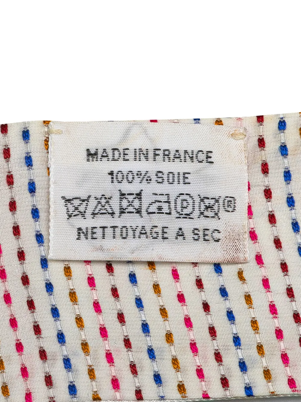 Pre-owned Hermes 2020-2020 Chevaloscope Neon Embroidered Silk Twilly Scarf Scarves In Multicolour