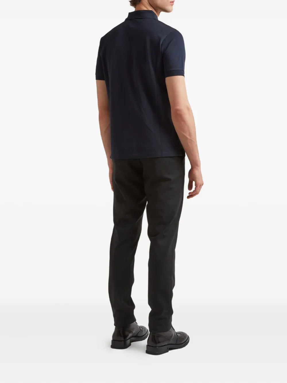 Shop Paul Smith Jersey Polo Shirt In Blue