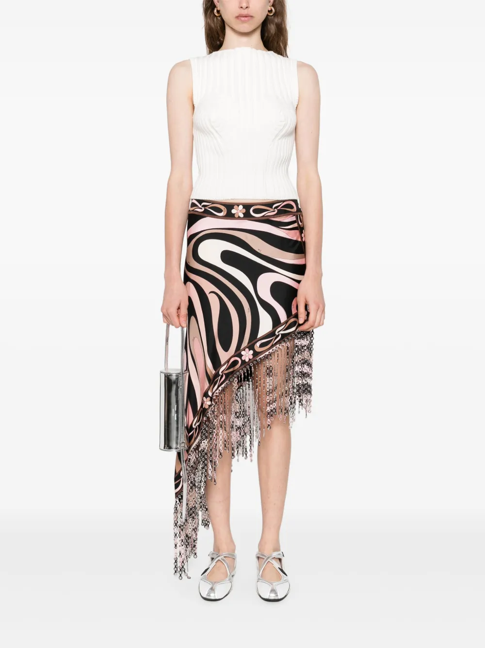 PUCCI sequin-fringed skirt | Asymmetric & Draped Skirts | Image 2