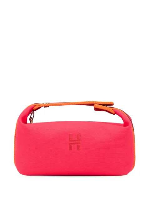 Hermès Pre-Owned 2020-2024 Small Toile Bride A Brac vanity bag