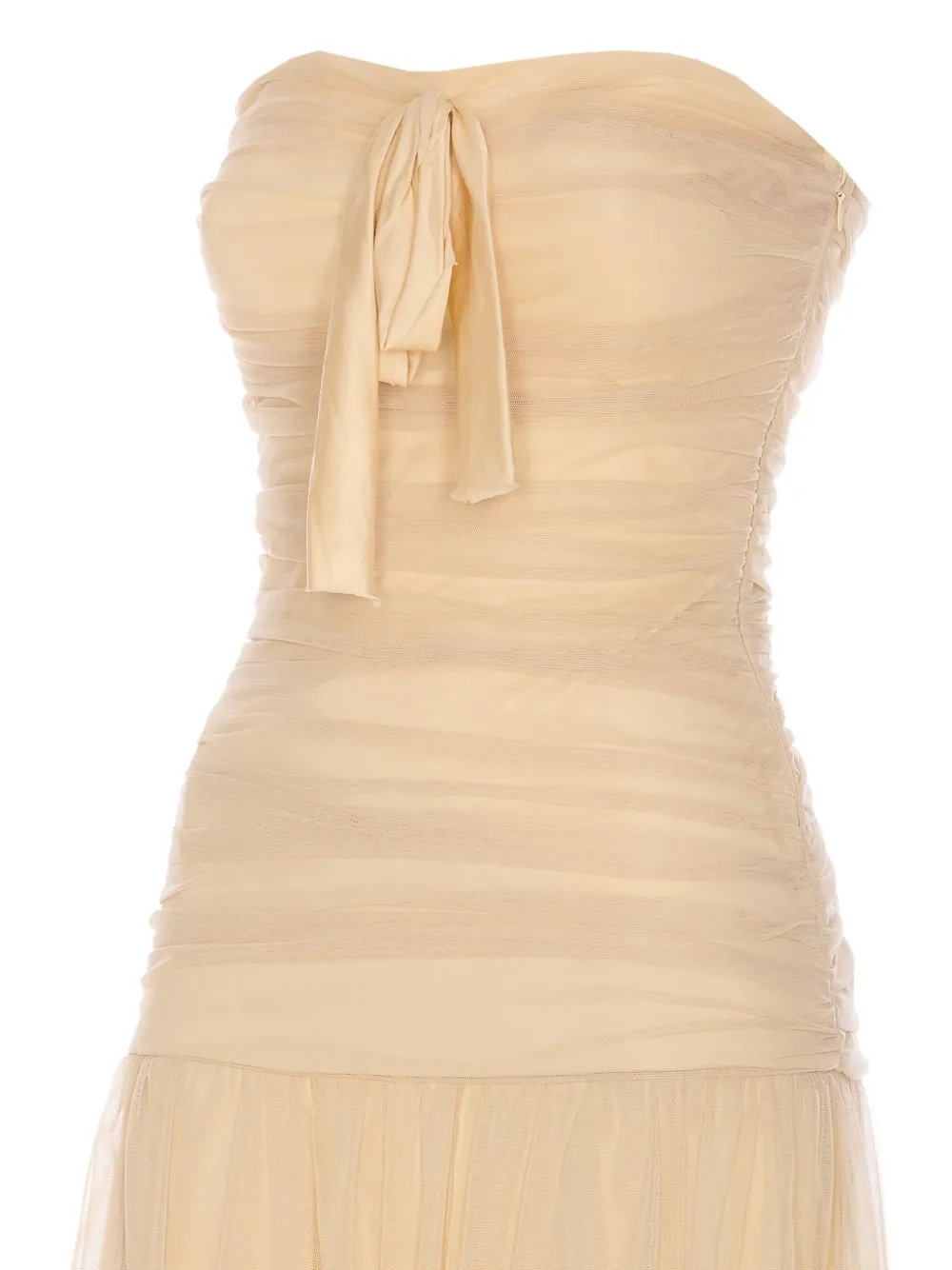 Aniye By Raquel tulen maxi-jurk Beige