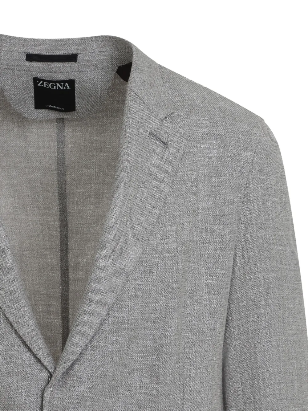 Zegna Linnen blazer Grijs