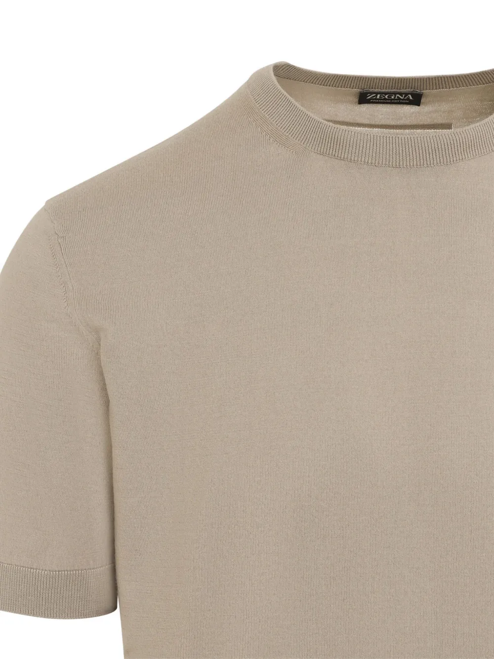 Zegna Katoenen T-shirt Beige