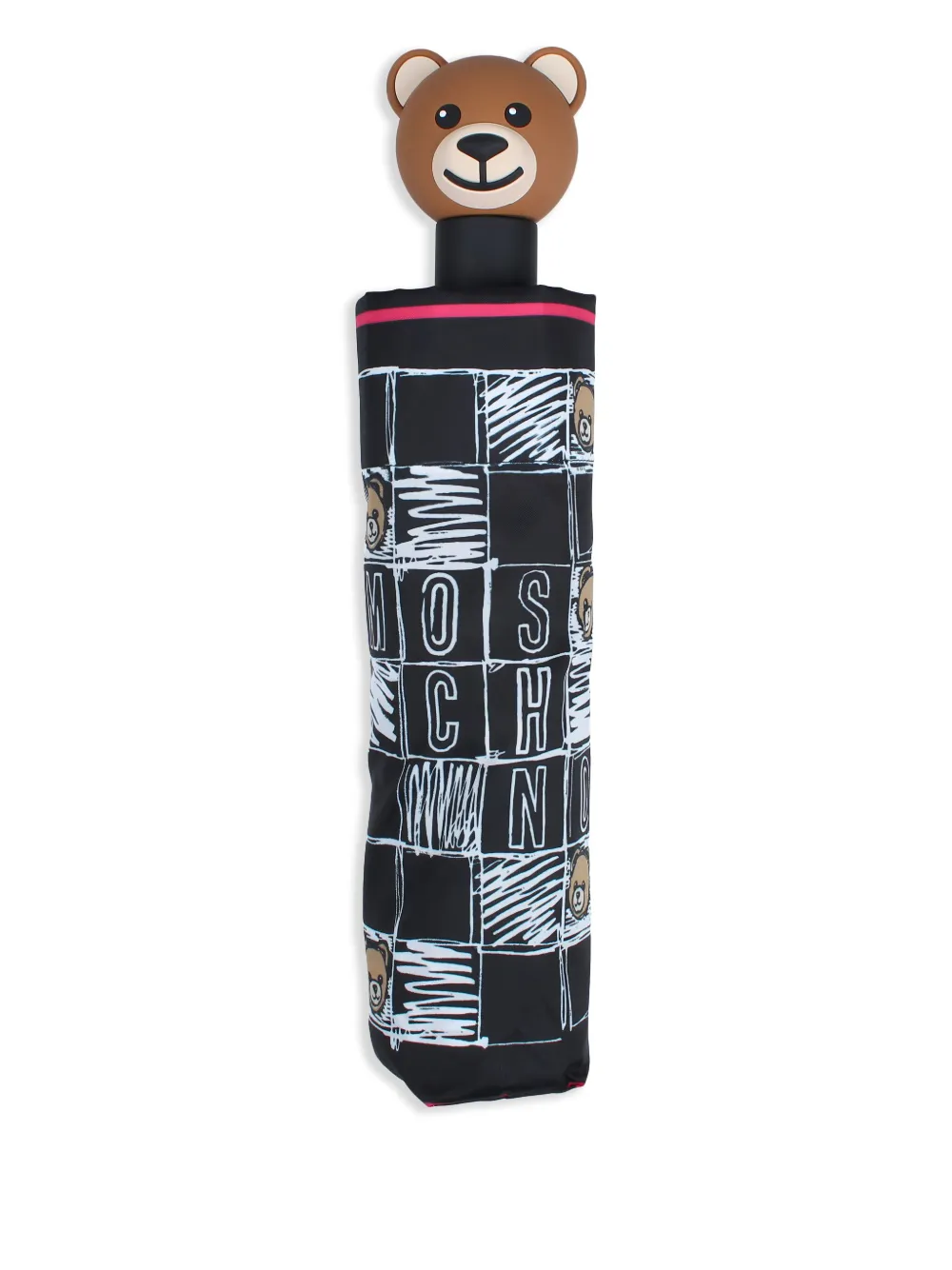 Moschino Paraplu met print Zwart