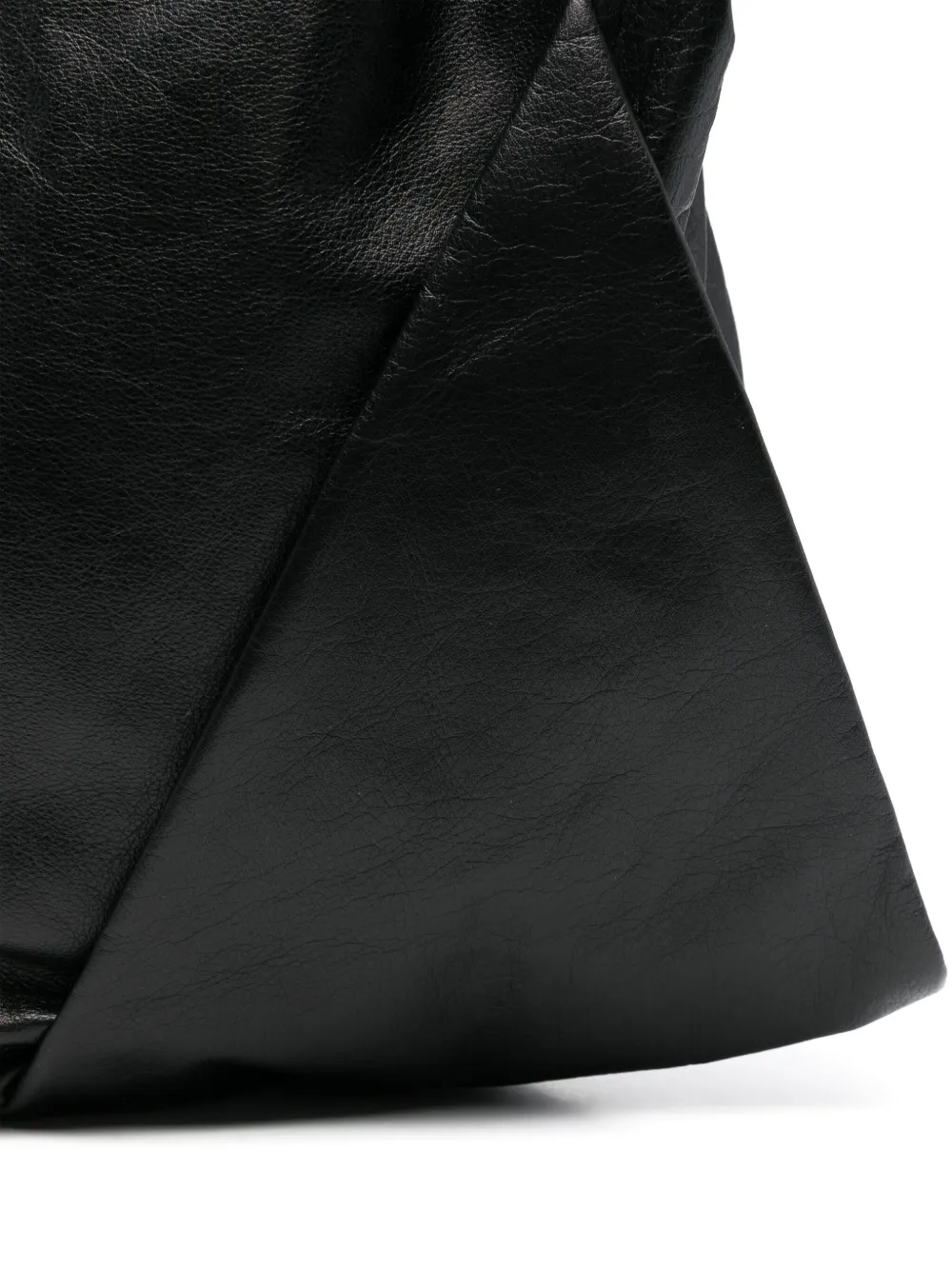 Discord Yohji Yamamoto Leren schoudertas Zwart