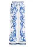 FARM Rio Garden Tiles trousers - White
