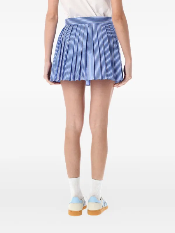 【関税込み】Sporty & Rich ブルー 'SRC' Anae ミニスカート Sporty & Rich SRC Anae スカート | ブルー | FARFETCH JP